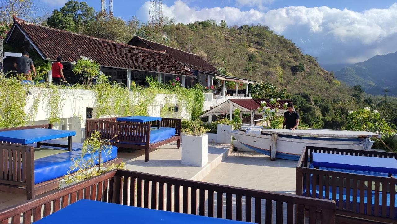 Waenis Sunset View Hotel And Restaurant, Amed, Bali Exteriér fotografie